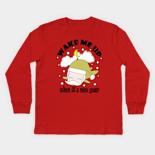 New Year Wake Me Up When It's New Year !! Kids Long Sleeve T-Shirt